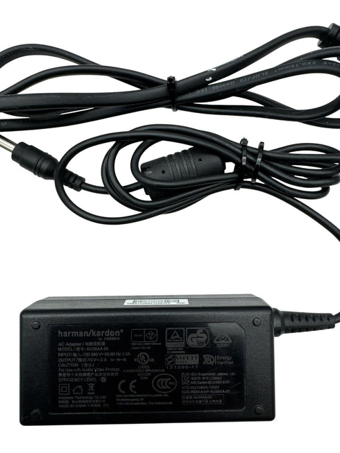 Original Harman Kardon AU38AA-00 - 19V-2A Laddare AC Adapter med nätsladd (beg)