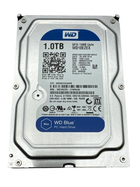 Hårddisk WD Blue 3.5" HDD – 1TB (Beg)