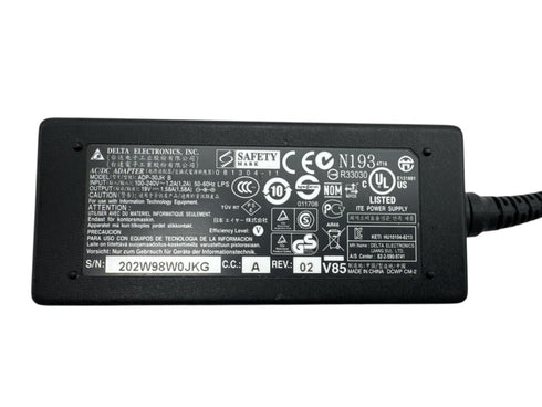 AC/DC-adapter Original Delta ADP-30JH B - 19V 1.58A 90W AC Adapter med strömkabel (beg)