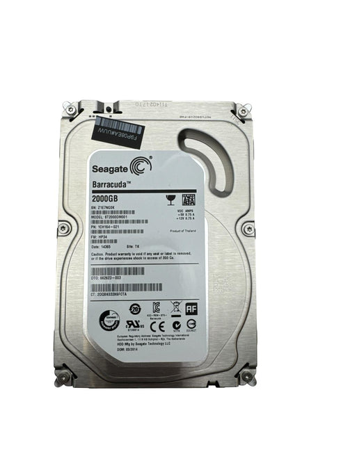 Seagate Barracuda hårddisk 2000gb -3.5 Intern hårddisk (beg)