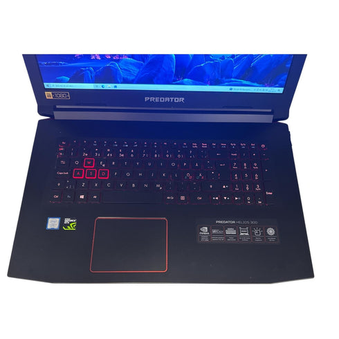 Acer Predator Helios 300 Gaming Laptop – i7-7700HQ, GTX 1060, 8GB RAM, 256GB SSD