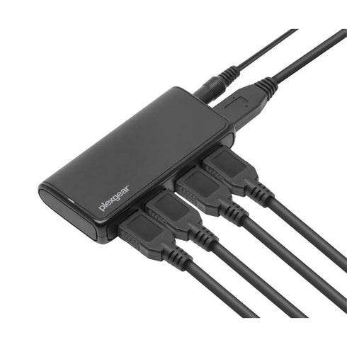 Plexgear Desktop 500 USB 5 Gbps hubb med 4-vägs strömförsörjning