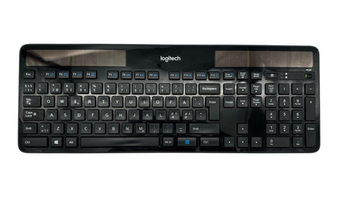 Logitech K750 trådlöst tangentbord, soldrivet,