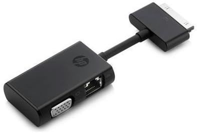 HP Dockanslutning till Ethernet och VGA-adapter