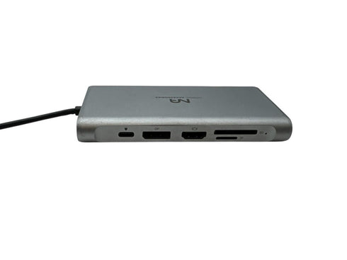 Nordic 12-in-1 USB-C Dock dockningsstation Kompatibel med alla datorer (beg)