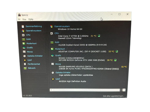 Stationär Gaming Dator (142) (beg)