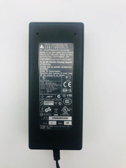 Delta ADP-40ZB REV.B LPS AC Adapter 12V 3330mA Laddare W/P.Cord från Tekswamp