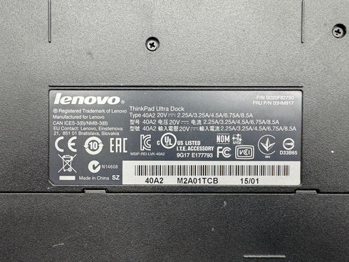 Lenovo ThinkPad ThinkPad Ultra Dockningsstation inkl. 90W (beg)
