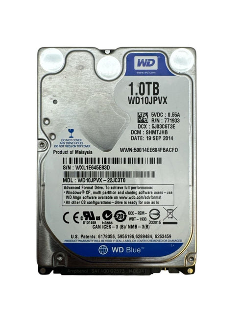 Hårddisk WD Blue 2,5" HDD (1TB)