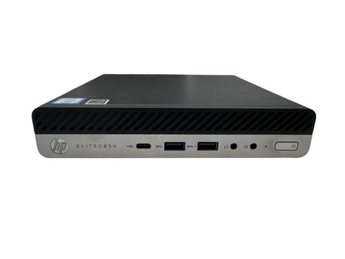 HP EliteDesk 800 G4 Mini – Core i5, 8GB RAM, 256GB SSD med WiFi Win 11 Pro (beg)