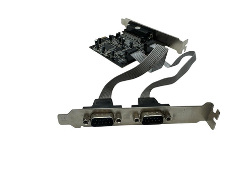 PCI Express RS232 Seriell Port COM & DB25 Skrivare Parallell Port LPT Expansionskort Adapter
