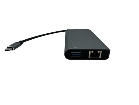 iiglo Multiport Dock USB-C-hubb 7-i-1 till USB-C - 2 x HDMI (Beg)