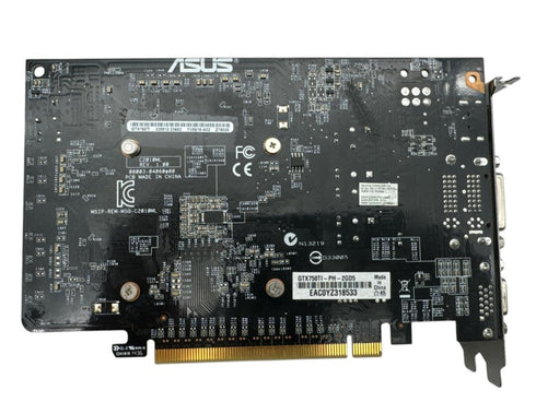 ASUS GeForce GTX 750 Ti 2GB ASUS NVIDIA GDDR5 Grafikkort (beg)