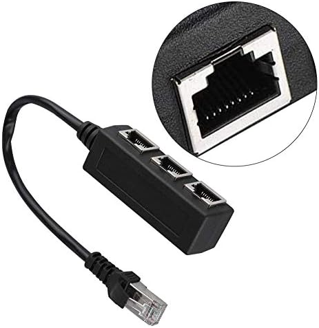 3-in-1 LAN Ethernet Hubb RJ45 Splitter/Extender