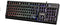 bakgrundsbelyst trådat RGB gamingtangentbord, nordisk, membranbrytare, 25 anti-ghosting tangenter, mediatangenter, aluminium, ABS plast, USB