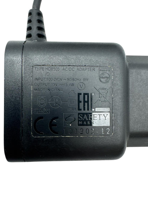 original Laddare Philips 15 V, HQ8505 (beg)