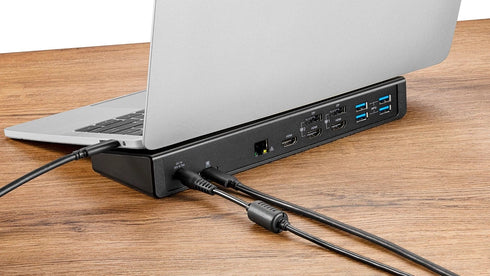 USB-C dockingstation med stöd för 4K (180w)