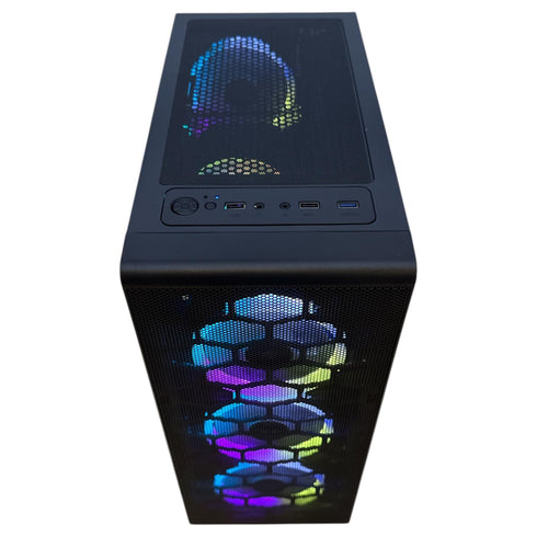 Gamingdator Ryzen 5 4500 – GTX 1070 8GB, 16GB RAM, SSD 240GB + HDD 2TB, RGB