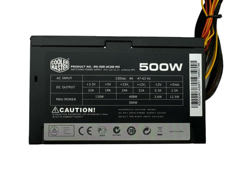 Cooler Master 500W RS-500-ACAB-M3 500 Power Supply/ nätaggregat 500W (beg)