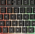 bakgrundsbelyst trådat RGB gamingtangentbord, nordisk, membranbrytare, 25 anti-ghosting tangenter, mediatangenter, aluminium, ABS plast, USB