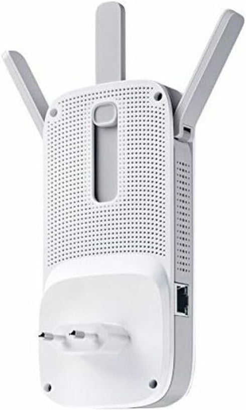 TP-Link RE450 AC1750 Gigabit Dualband WLAN Repeater (1300 Mbit/s (5 GHz) och 450 Mbit/s (2,4 GHz), AP-läge, signalstyrkeindikator, 1 Gigabit-port, WPS, lämplig för alla WLAN-enheter) (beg)