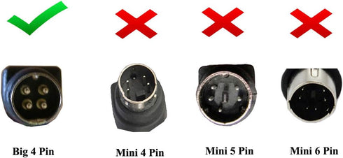 Original LaCie Laddare/AC-adaptrar MODEL ACLG-51/UTGÅNG: 5V 4,2A 12V 3A/10mm 4-stifts nätadapterladdare (beg)