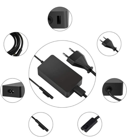 Microsoft AC DC-adapter/Laddare 44W 15V 2.58A modell 1625 (beg)