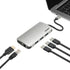 Plexgear Multiadapter för USB-C med 9 anslutningar (beg)