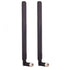 2st / Router-antenn SMA hane 10 dBi rundstrålande extern antenn för 4G Router Trail Camera Mini PCIE-kort - svart (2-pack)