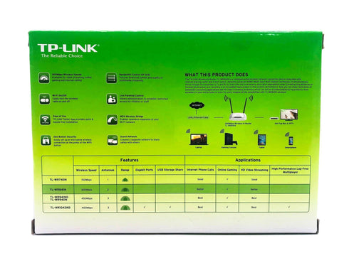 TP-Link -TL-WR841N - WLAN Router 802.11n/g/b 300 Mbps,