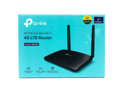 4G-router med Dual Band upp till 750 Mbps (Simkort)