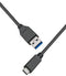 USB 3.1 USB-C To USB -kabel 5m (svart)