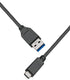 USB 3.1 USB-C To USB -kabel 5m (svart)