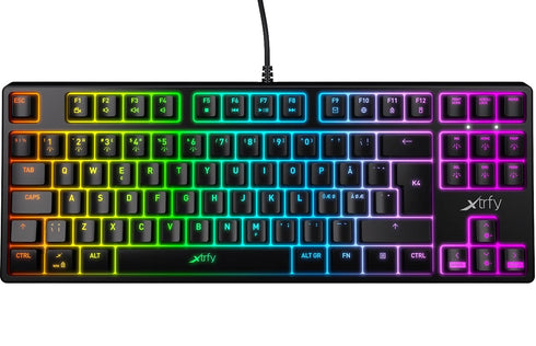 Gaming tangentbord Xtrfy K4 RGB TKL Nordic (beg)