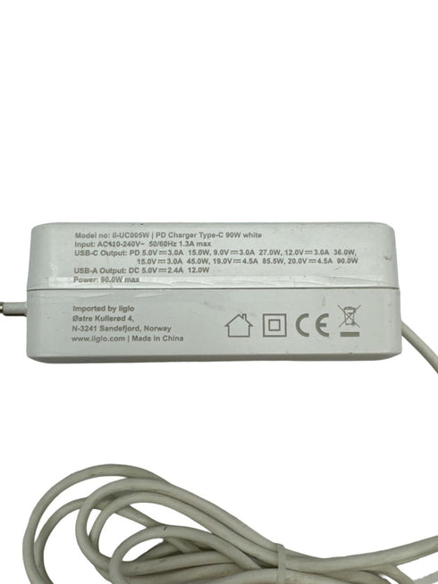 iiglo universal laddare till PC, telefon och surfplatta, USB-C 90W