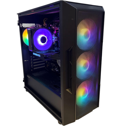 Gamingdator AMD Ryzen 5 5500 – RTX 2060 SUPER 8GB, 16GB RAM, 500GB SSD, 2000 gb seagate hårddisk RGB