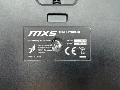 Next MX5 Mini tangentbord för gaming (beg)