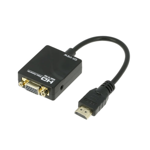 Adapter HDMI till VGA med ljud (beg)
