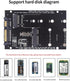 TISHRIC M2 Till Sata 2,5- M2 SSD-Adapter Msata Till Sata NGFF MSATA SSD Till SATA3.0 Adapterkort Omvandlarkort för BäRbar Dator