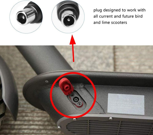 Batteriladdare elektrisk sparkcykel för Ninebot 70W