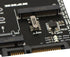 TISHRIC M2 Till Sata 2,5- M2 SSD-Adapter Msata Till Sata NGFF MSATA SSD Till SATA3.0 Adapterkort Omvandlarkort för BäRbar Dator