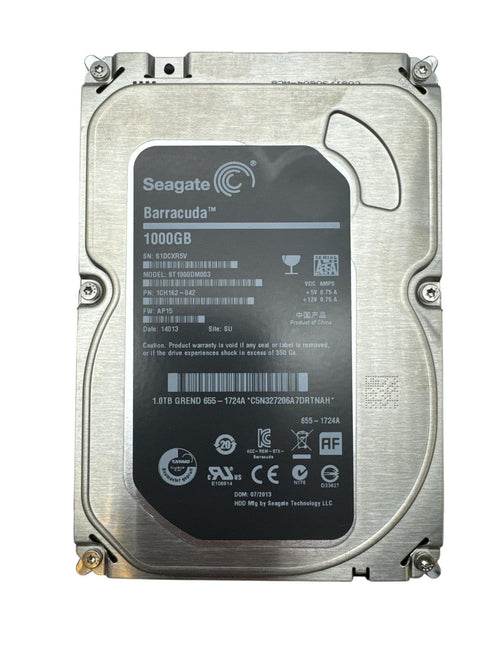 Seagate Barracuda 1TB (1000GB) ST1000DM003 - 3.5" HDD