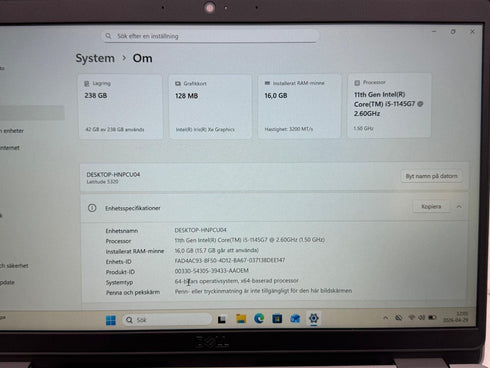 Dell Latitude 5320 FHD Core i5-1145G7 16GB 256GB Windows 11 Pro