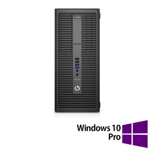 HP Stationär Dator – Intel Core i5, 8GB RAM, 256GB SSD + Windows 10 Pro