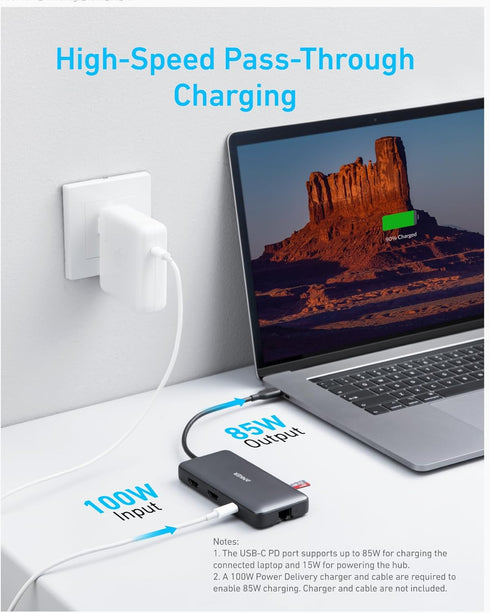 Anker PowerExpand 8-in-1 USB-C PD Media Hub (beg)