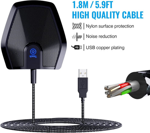 Nedis MICCU100BK - microphone (beg)