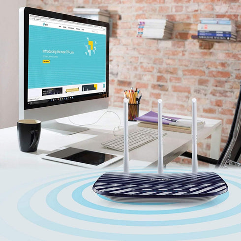 TP-Link AC750 trådlös router med dubbla band (beg)