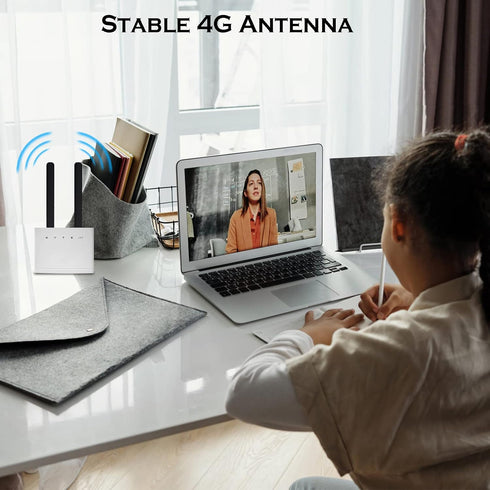 2st / Router-antenn SMA hane 10 dBi rundstrålande extern antenn för 4G Router Trail Camera Mini PCIE-kort - svart (2-pack)