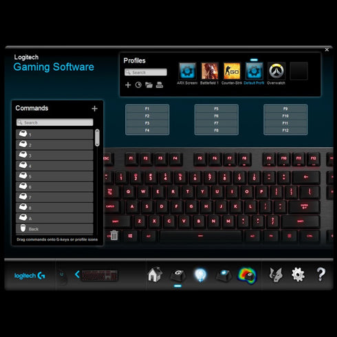 Logitech G 513 tangentbord gaming Carbon Tactile Nordisk (beg)