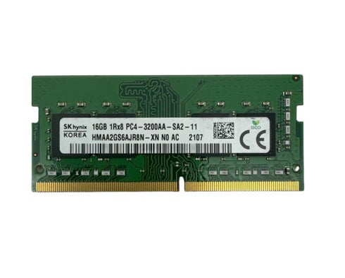 16GB DDR4 1x16GB SK Hynix SODIMM 1Rx8 PC4-3200AA RAM Minne (beg)